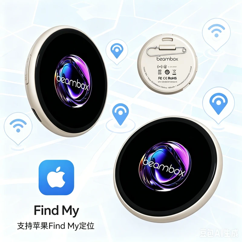 Niki Badge Smart Pet Tracker App Control Plastic Real Time Location for Cats Dogs Anti-Lost MFI System Moving Sign