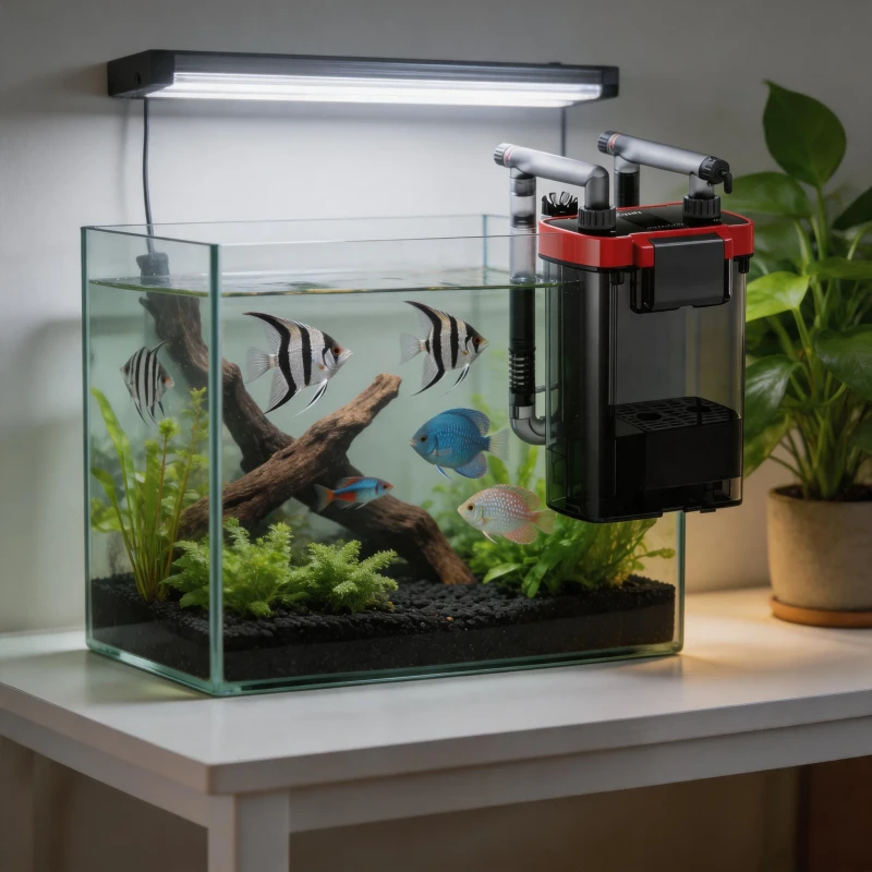 Nitel Aquarium Filter Wall mounted Water Purification Filter Barrel