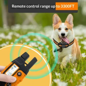 No Shock Remote Dog Training Collar Anti Bark Waterproof Rechargeable Pet Behavior Trainer