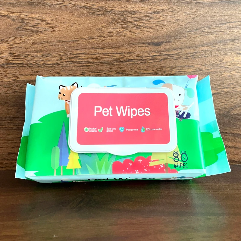 No washing Wet Wipes for Pet Spa Grooming Dog and Cat Disposable Cleaning Cat Wipes