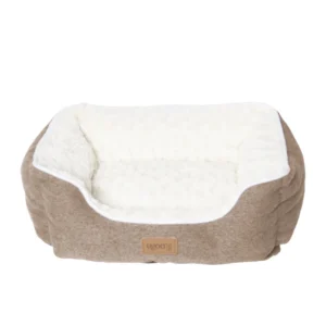Non Slip Bottom Design Soft Cute Pet Beds Luxury Pet Bed Brown