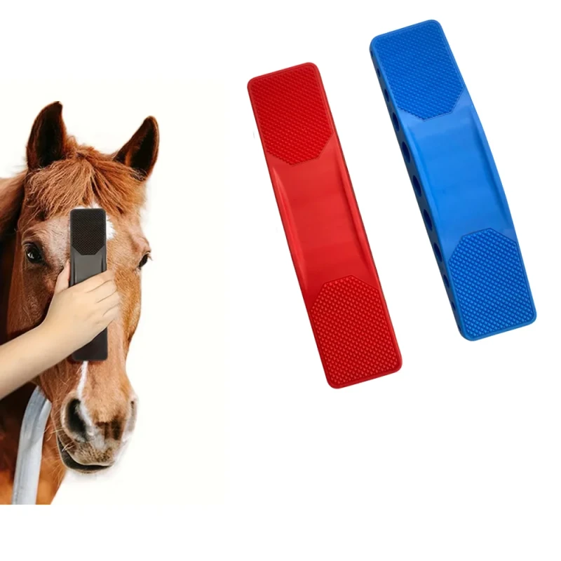 Non-Slip Massage Pet Hair Removal Tools for Horse 6 in 1 Horse Grooming Brush