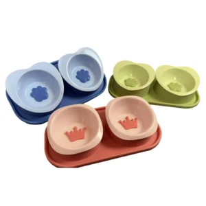 Non Slip Pet Slow Feeder Dog Bowl PP Plastic Pet Feeding Food Bowl Dog Cat Supplies Pet Bowls & Feeder for Dog Training