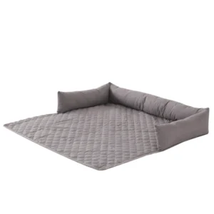 Non Slip Protective Winter Square Velvet Dog Sofa Protector Bed with Removable Washable Cover for Cats Dogs Carton