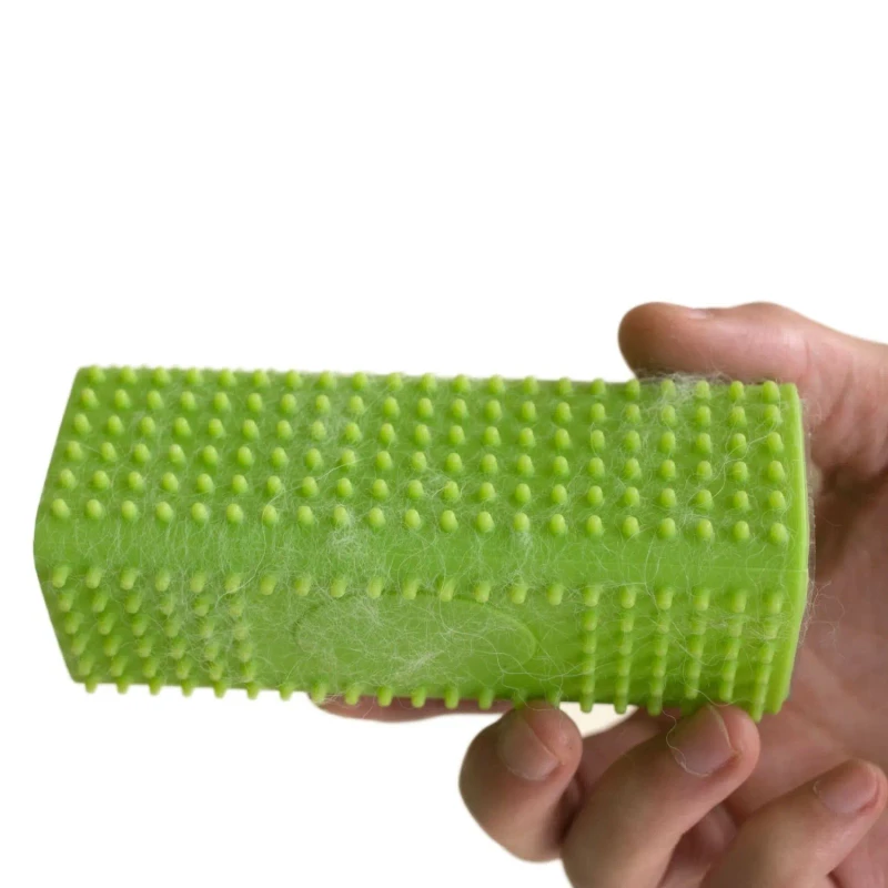 Non Toxic Dog Grooming Tool Silicone Pet Hair Remover Brush