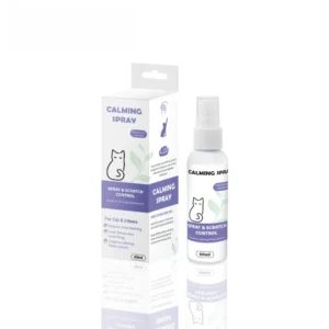 Non-Toxic Modern Plastic Pheromone Calming Spray for Cats & Dogs Natural Essential Oil Infusion Outdoor Use Anxiety Relief