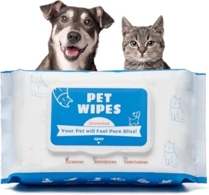 Non-Woven Pet Wet Wipes for Effective Cleaning and Bathing for Cats and Dogs