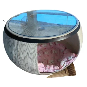 Nordic MGO Creative Pet Furniture Round Coffee Table Pet Nest House Tea Table