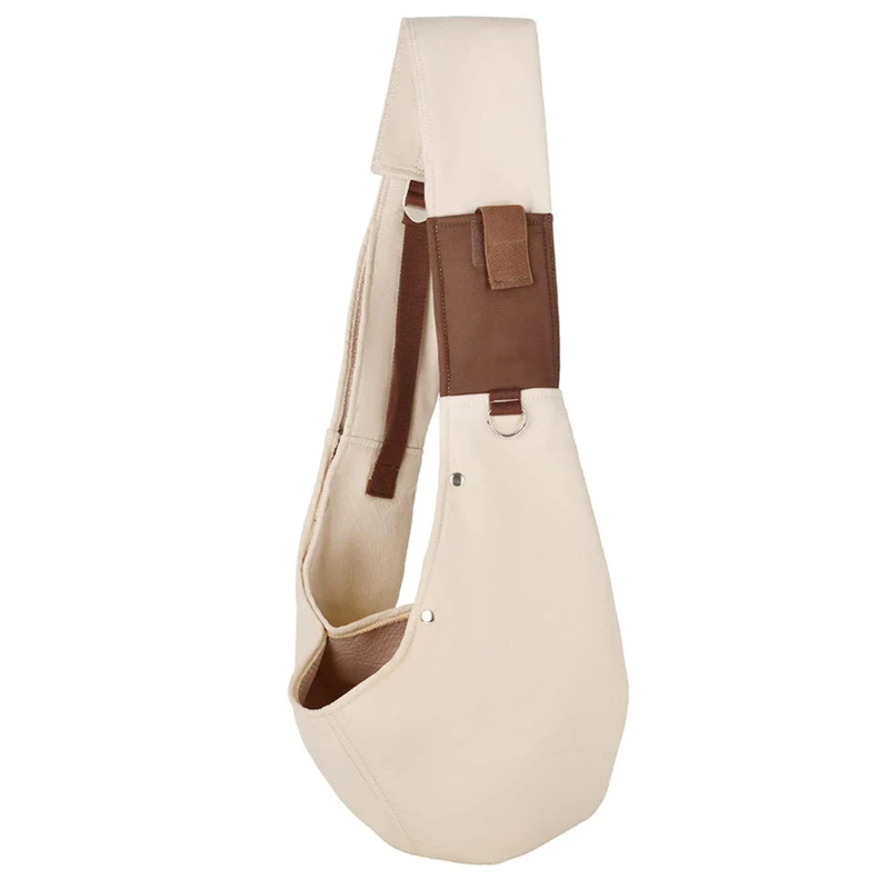 Nylon Adjustable Pet Carrier for Hands Free Small Pet Transport with Multi Scenario Usage and Comfort Safety Features