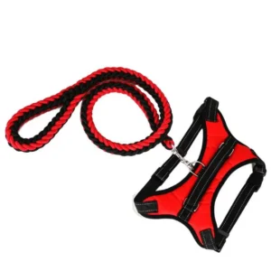 Nylon Chest Strap Harness for Medium to Large Dogs Teddy Corgi & Golden Retriever Pet Dog Walking Chain Harness