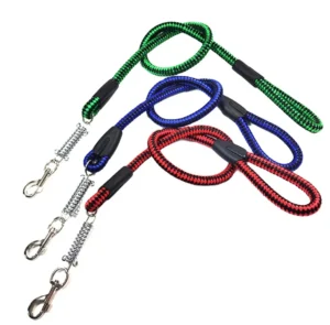 Nylon Dog Leash With Handle Dog Harness Leash Collar Adjustable Safety