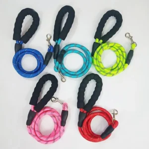 Nylon Explosion proof Reflective Pet Leash for Large Medium sized Dogs Dog Walking Pet Leash