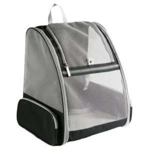 Nylon Foldable Portable Pet Cat & Dog Travel Backpack with Zipper Closure Soft-Sided Breathable Outdoor Shoulder Carrier