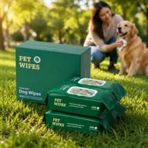 ODM OEM Wholesales Custom Logo Supply Pet Cleaning Wipes Eco friendly Cat Dog Cleaning Wipes Breathable Pet Grooming Wet Wipes