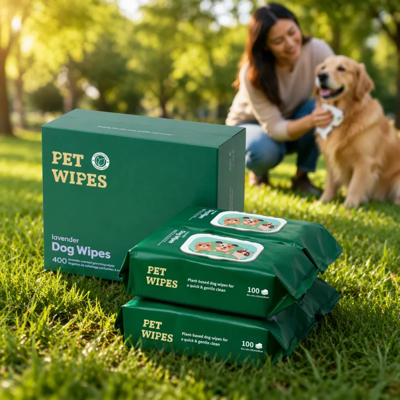 ODM OEM Wholesales Custom Logo Supply Pet Cleaning Wipes Eco friendly Cat Dog Cleaning Wipes Breathable Pet Grooming Wet Wipes