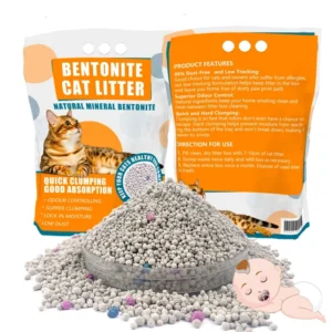 OEM Cat Litter Quick and Strong 5L 10L 10kg 20kg Clumping Bentonite Bulk Cat Litter
