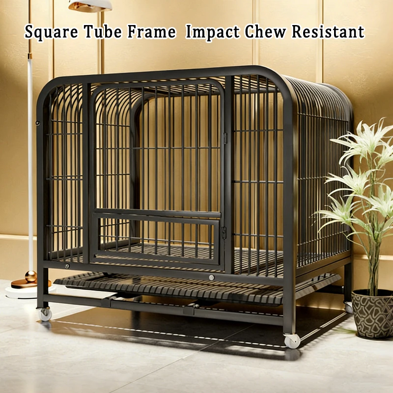 OEM Custom Dog Cages Durable Metal Dog Cage Indoor Outdoor Metal Kennels Dog Cage