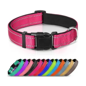 OEM Custom Durable Waterproof Leather Nylon Rubber Dog Training Collar Personalized Print Pattern Adjustable