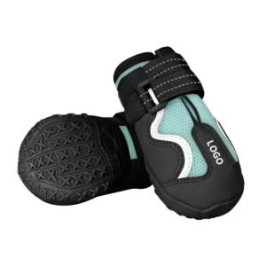 OEM Custom Logo Breathable Reflective Durable Dog Shoes Anti Slip Waterproof Pet Shoes Outdoor Comfortable Luxury Soft Dog Boots