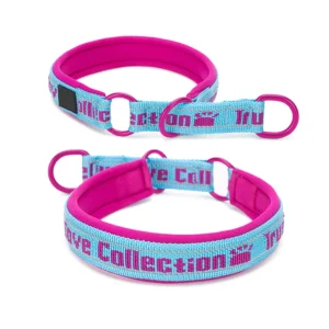 OEM Custom Logo Fashion Durable Reflective Soft Large Dog Collar Adjustable Pet Collars for Puppy Breathable Cat Training Collar