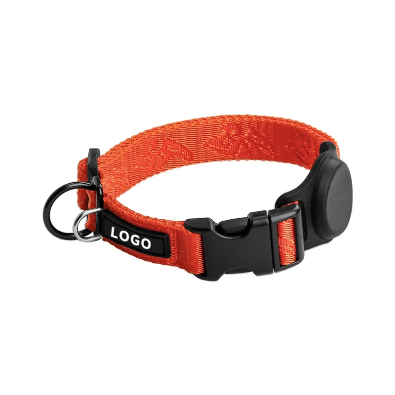 OEM Custom Logo Rechargeable Waterproof Night Safety Neck Dog Collar GPS Tracker Attachment Durable Pet Accessories
