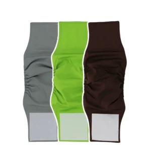 OEM Custom Print Washable Pet Dog Male Diaper Waterproof Reusable Cloth Diapers for Dog