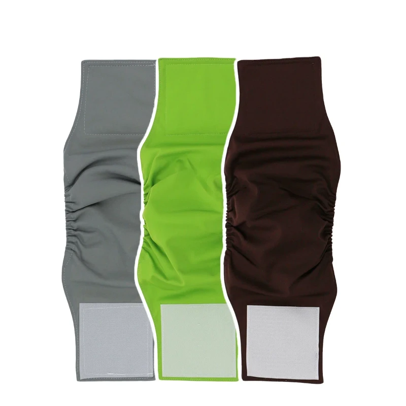 OEM Custom Print Washable Pet Dog Male Diaper Waterproof Reusable Cloth Diapers for Dog