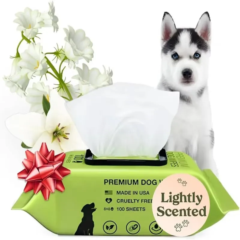 OEM Customized Package Private Label Pet Cleaning Wet Wipes Dog Bathing Wipes
