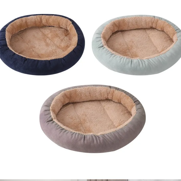OEM Durable Plush Pet Bed Warmth Bite Resistant Non Shedding Square Cat Dog Cage Mat Dog Bed Pets Accessories