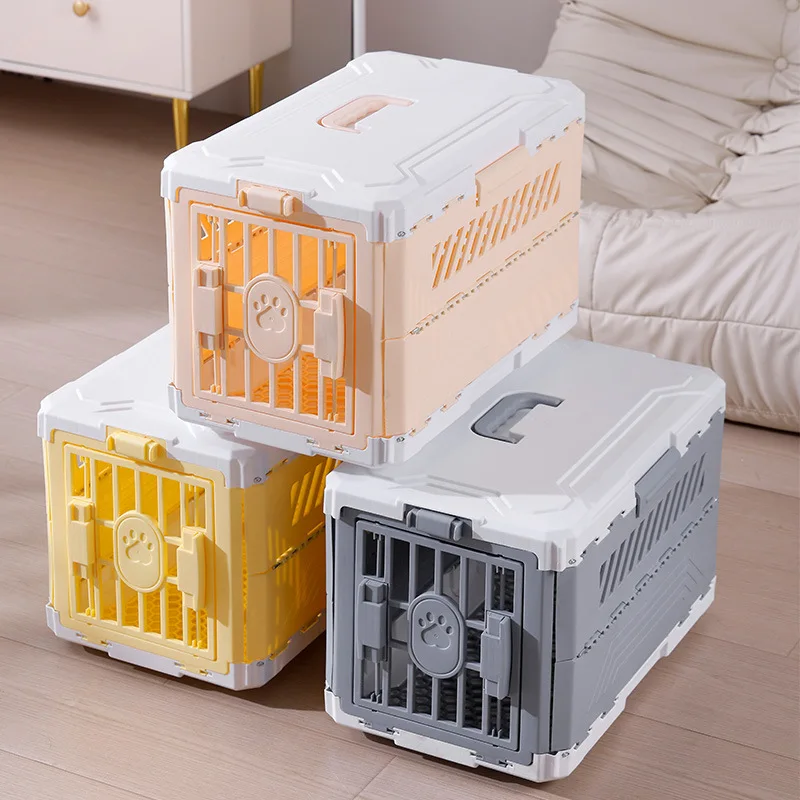 OEM Factory Direct Foldable Airline Approved Pet Carrier Portable Cat Dog Crate Ventilation for Travel Car Collapsible Kennel