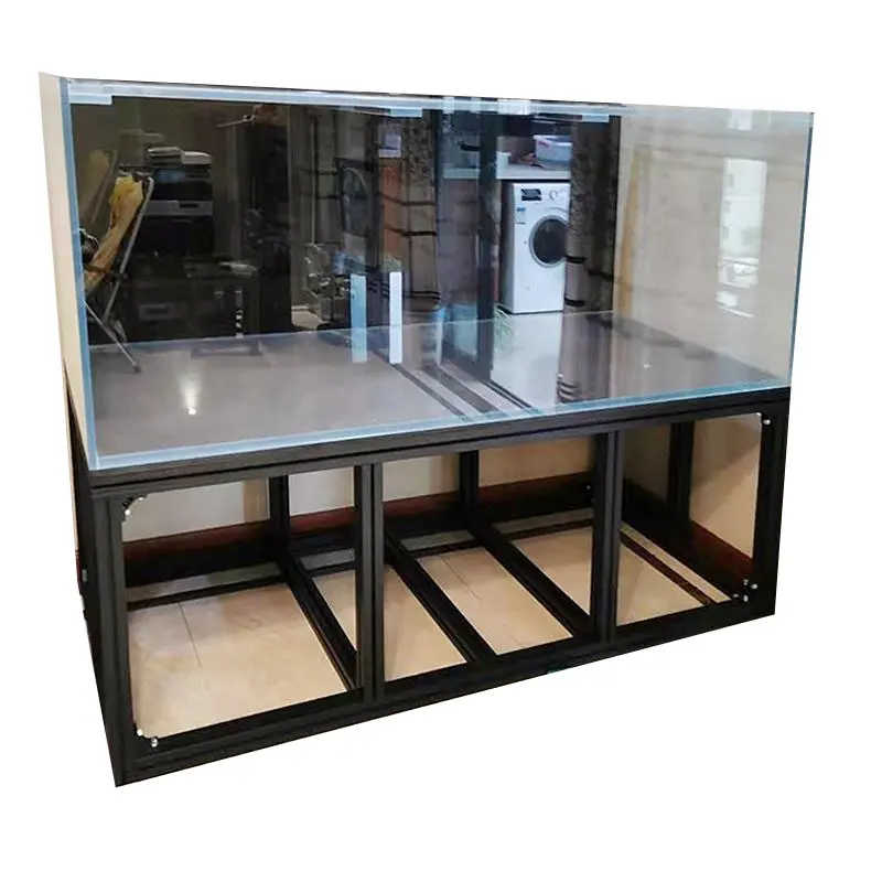 OEM Fish Tank Stand Aquaculture Pet Koi Betta Guppy Fish Aquarium Rack with Cabinet Indoor DIY Aluminum Fish Tank Frame