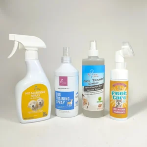 OEM Grooming Pets Dog Care Products Pet Dog Feet Care Foaming Cleanser Training Spray Dog Pet Care Set