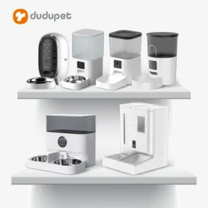 OEM Intelligent Pet Automatic Feeder Water Fountain Bowls Dual Power Supply Smart Cat Dog Pet Feeder