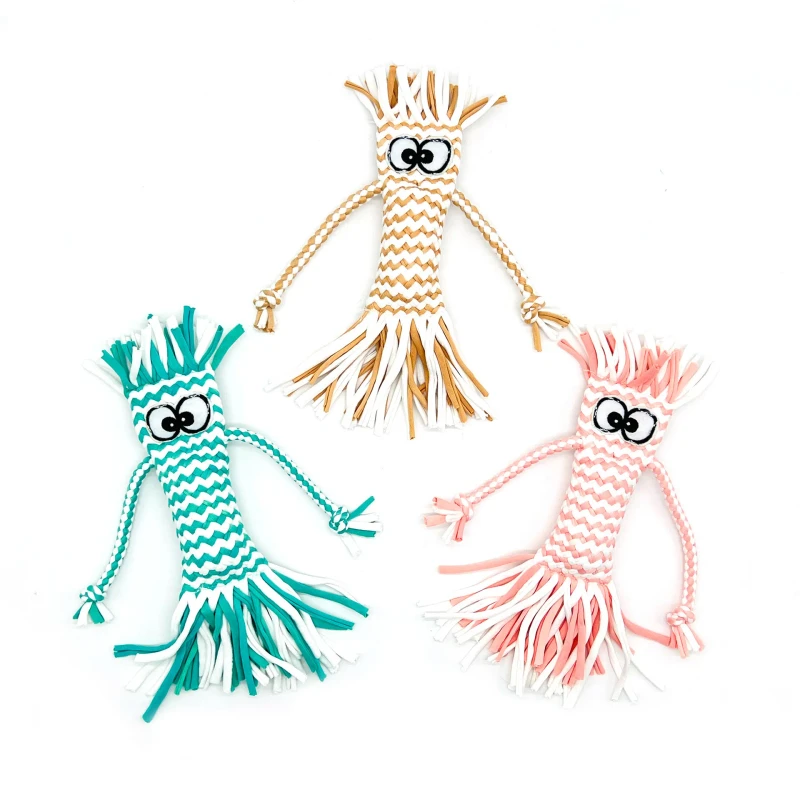 OEM Interactive Puzzle Bite Resistant Puppies Pet Toys for Dogs Braid Rope Knot Chewing Dog Toy Pets Accessories