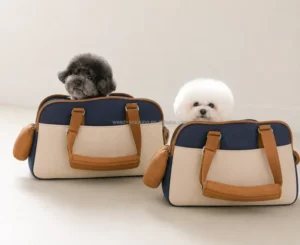 OEM Lightweight Soft Sided Dog Carrier Handbag Polyester Durable Pet Carrier Backpack Cat Sling Shoulder Bag for Outdoor Daily