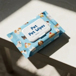 OEM Logo Packaging Alcohol Free Deodorant Soft Pet Wet Wipes High Cleaning Effectiveness Eco Friendly Pet Cleaning Wipes