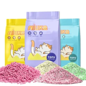 OEM Manufacturer 5 Flavors Tofu Cat Sand 6L 7L Clumping Flushable Tofu Cat Litter