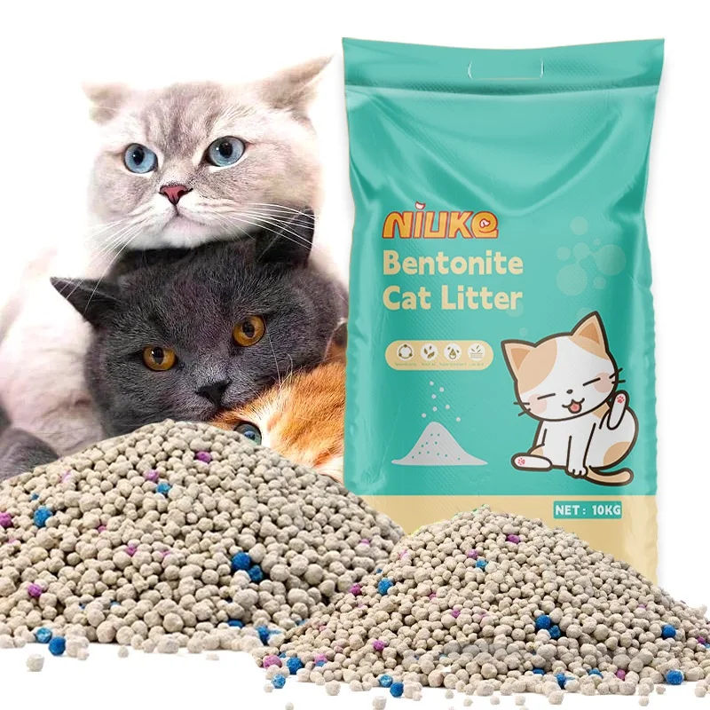 OEM Manufacturer Bentonite Cat Sand Dust free Ball Shape 5L 10L 25L Bentonite Cat Litter