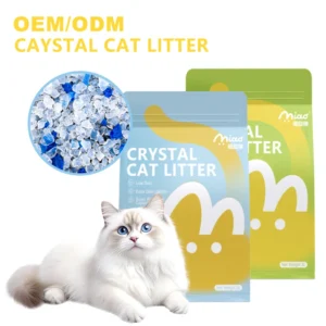 OEM Manufacturer Highly Absorbent Antibacterial Eco Friendly High Quality Silica Gel Crystal Cat Litter