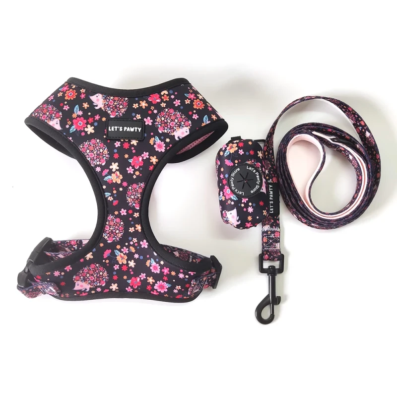 OEM Manufacturer New Arrival Custom Design Pet Harness Set Adjustable Dog Harness Vest Dog Harness