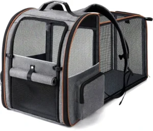 OEM Manufacturer’s Fashion Zipper Portable Detachable Soft sided Polyester Eco friendly Pet Carrier Airline Approved Dogs Cats