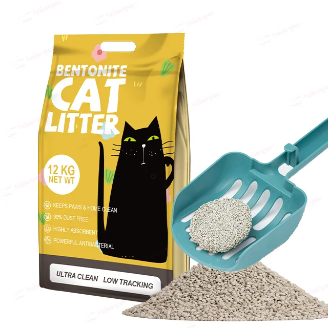 OEM Newest Product 99% Dust Free Highly Absorbent Strong Clumping Low Tracking Premium Broken Bentonite Cat Litter