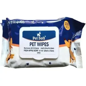 OEM ODM 100% Biodegradable Non-Woven Extra Soft PET Hypoallergenic Dog Cat Paw Body Wet Wipes 2 Year Shelf Life Samples