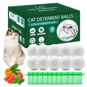 OEM ODM Cat Repellent Balls Customized Non Toxic Cat Deterrent to Keep Cats Off Garden Yard Patio Stop Digging Scratching