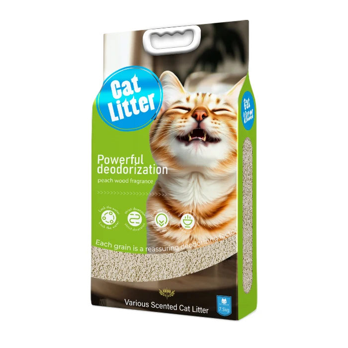 OEM ODM Custom 5L 10L Dust Free Strong Clumping Broken Print Cat Litter Easy Clean Cat Litter Bag