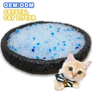 OEM ODM Dust Free Cat Litter Factory Eco Friendly Flushable Irregular Shape Fast Clumping Bentonite Crystal Cat Sand