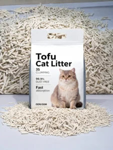 OEM ODM Eco Friendly Highly Absorbent Odor Control Dust Free Soybean Kitten Clumping Tofu Cat Litter