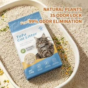 OEM ODM Factory 100% Natural Dust Free Easy Scoop Absorb Strong Clumping Tofu Cat Litter Sand