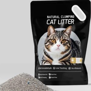 OEM ODM Factory Activated Carbon Zeolite Sodium Clay Mineral Irregular Clumping Bentonite Cat Litter Flushable