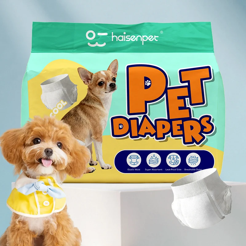 OEM ODM Free Sample Custom Logo Dog Male and Female Pet Waterproof Diapers